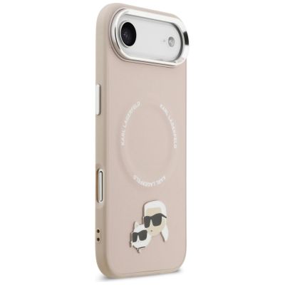 4. Etui Karl Lagerfeld Karl & Choupette Pins MagSafe do iPhone Air różowe
