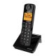 Alcatel S280 EWE Telefon w systemie DECT Nazwa i identyfikacja dzwoniącego Czarny