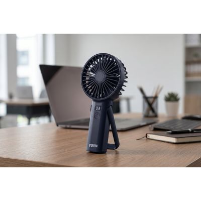 6. Wentylator ręczno-biurkowy akumulatorowy USB NOVEEN F120