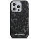 3. Etui Karl Lagerfeld IML Leopard Pattern MagSafe na iPhone 16 Pro Max - czarne