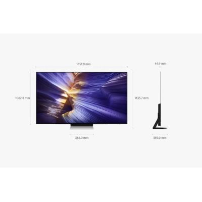 37. Telewizor Samsung QE77S90F OLED 77'' 4K Ultra HD 144 Hz Tizen Dolby Atmos Czarny