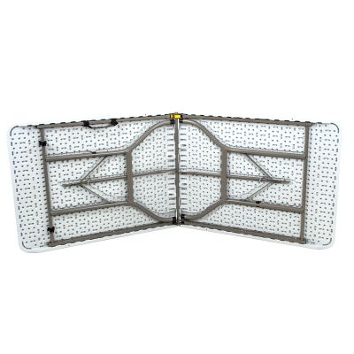 5. STÓŁ CATERINGOWY SKŁADANY W WALIZKĘ 180x70CM MAX.100KG BIAŁY