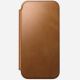 6. Nomad Modern Leather Folio pokrowiec na telefon komórkowy 17,5 cm (6.9") Opalony/Jasnobrązowy