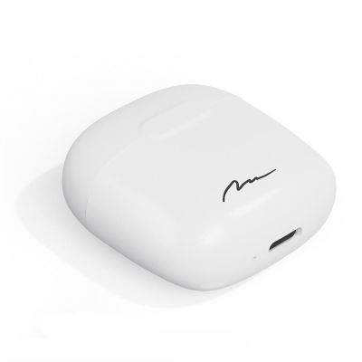 4. Słuchawki Media tech MT3589W (douszne; Bluetooth; z wbudowanym mikrofonem; kolor czarny