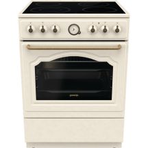 Kuchnia elektryczna GORENJE GECS6B70CLI Retro 60 cm | ExtraSteam | AirFry | FrozenBake | kremowy