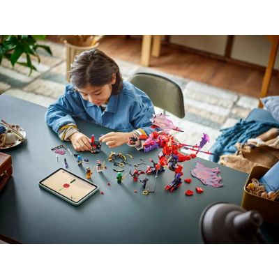 6. LEGO NINJAGO 71832 Smok chaosu Kiełogrzmot