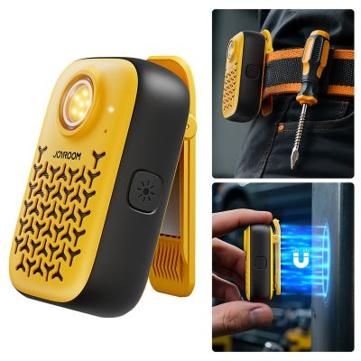 4. Głośnik Bluetooth Joyroom Maya JR-MS03 przenośny z wbudowaną latarką odporny - żółty