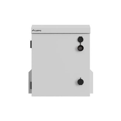 SZAFA RACK WISZĄCA 10" HERMETYCZNA IP55 MONTAŻ NA ŚCIANIE/SŁUPIE 320X220X400 SZARA LANBERG (ZŁOŻONA)