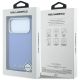 8. Etui Karl Lagerfeld Grained Elongated Logo MagSafe na iPhone 17 Pro Max / 18 Pro Max - niebieskie