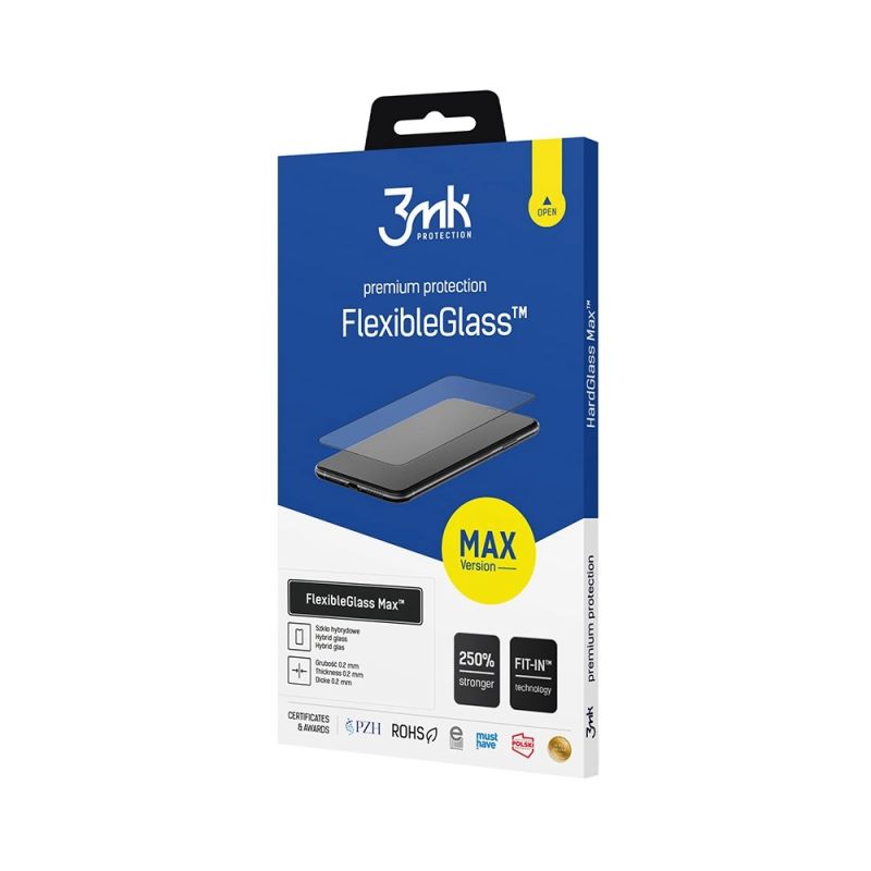 2. Szkło hartowane 3mk FlexibleGlass Max Black na Samsung Galaxy A35 5G