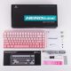 15. Klawiatura gasket HERO84 HE PINK+Gradient+Contour Dragon King switch RGB AULA