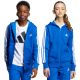 Bluza dla dzieci adidas Essentials Full-Zip Hoodie niebieska JY4977