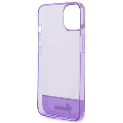 7. Etui Guess Translucent na iPhone 14 6,1" - fioletowe