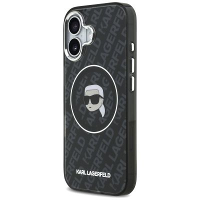 2. Etui Karl Lagerfeld IML Karl Head Logo MagSafe na iPhone 17 - czarne