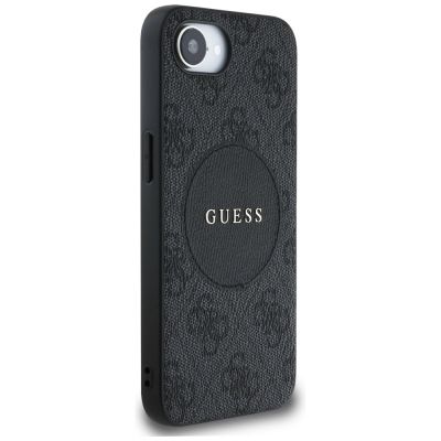 4. Etui Guess 4G Circle Classic Logo MagSafe na iPhone 16e - czarne