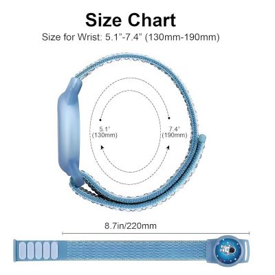 3. Pasek Tech-Protect Nylon na Apple AirTag 1 / 2 - niebieski
