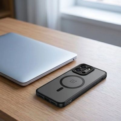 5. Etui Tech-Protect Magmat MagSafe na OnePlus Nord 6 - czarne matowe