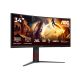 2. Monitor AOC CU34G4Z 34-calowy, Szybkie VA, WQHD 21:9, 240 Hz, 1 ms, 3440 x 1440 pikseli, 450 cd/m2, ilość portów HDMI: 2, kolor czarny
