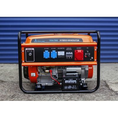 18. Extralink Agregat prądotwórczy EGH-7000 hybrydowy, 7kW