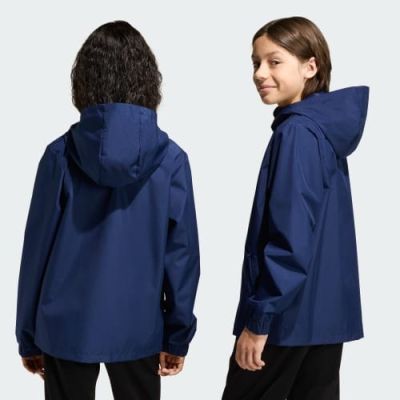 3. Kurtka dla dzieci adidas Entrada 26 All Weather granatowa JZ9103 116cm