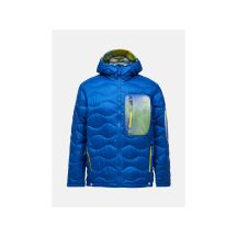 Kurtka puchowa męska PEAK PERFORMANCE M Helium Aop Utility Down Hood kolor niebieski