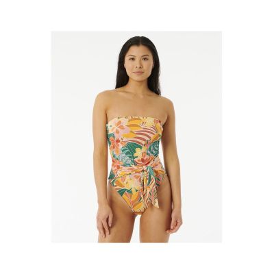 Kostium jednoczęściowy RIP CURL Brazilian Soul One Piece zielono żółty