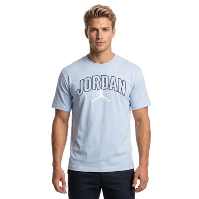 4. Koszulka męska Air Jordan Brooklyn Arch Logo T-shirt Niebieska - IB7347-407