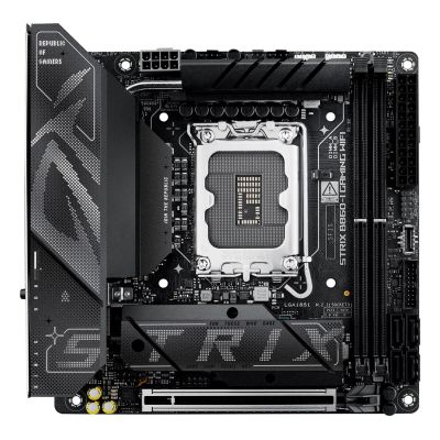 8. ASUS ROG STRIX B860-I GAMING WIFI Intel B860 LGA 1851 (Socket V1) mini ITX