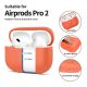 2. Etui Tech-Protect Silicone na Apple AirPods Pro 1 / 2 - pomarańczowe