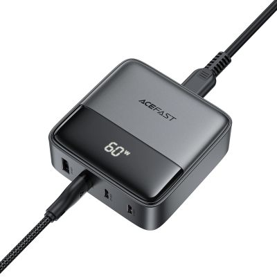 4. Ładowarka Acefast Z6 sieciowa GaN biurkowa 2x USB-A / 2x USB-C PD 65W - czarna