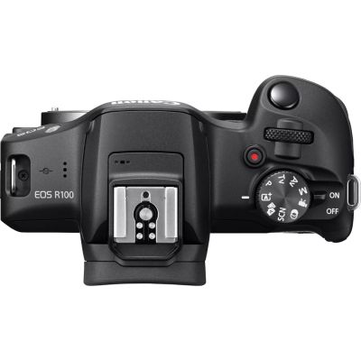6. Canon Aparat bezlusterkowy EOS R100 + obiektyw RF-S 18-45mm F4.5-6.3 IS STM Megapiksel 24,1 MP Czułość ISO (maks.) 12800 Przekątna wyświetlacza 3,0 Sieć Wi-Fi Automatyczny, ręczny Matryca CMOS Czarny