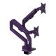 Arozzi AZ-ALZARE-NEO-DUO-PP uchwyt / stojak do monitorów 81,3 cm (32") Biurko Fioletowy
