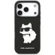 3. Etui Karl Lagerfeld Saffiano Mono Patch Choupette iPhone 18 Pro / 17 Pro - czarne