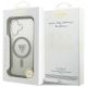 8. Etui Guess IML Gradient Triangle Logo MagSafe na iPhone 17 - oliwkowe