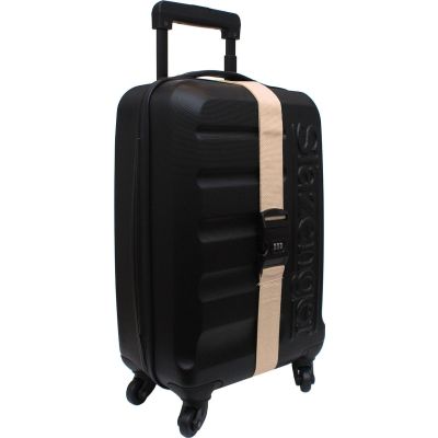 4. UNIWERSALNY PAS ZABEZPIECZAJĄCY DO WALIZKI SPINAJĄCY 180x5CM NA SZYFR PROWORLD BEŻ