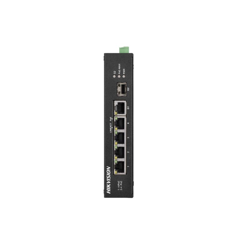 2. SWITCH POE HIKVISION DS-3E0106P-E/M 6-PORTOWY