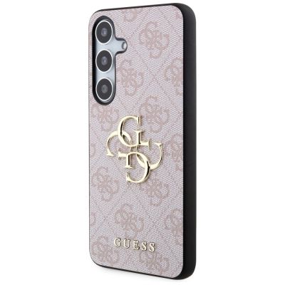 2. Etui Guess 4G Big Metal Logo na Samsung Galaxy S24 - różowe