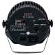 4. LIGHT4ME BLACK PAR 30x3W RGBA-UV LED - Reflektor sceniczny LED