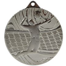 Medal srebrny - piłka siatkowa - medal stalowy