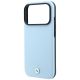 6. Etui BMW Kevlar Metal Logo MagSafe na iPhone 18 Pro / 17 Pro - niebieskie