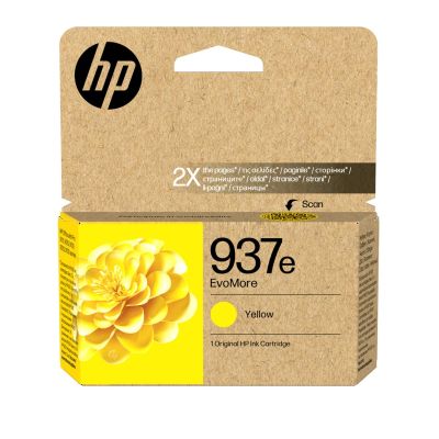 30. HP Oryginalny żółty tusz 937e EvoMore