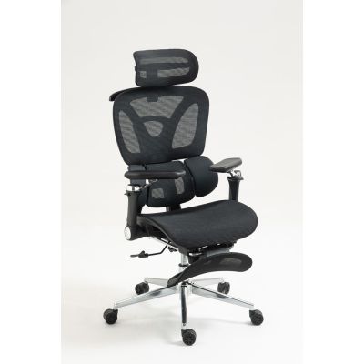 27. Activejet Fotel biurowy Ergonomiczny YK848 czarny