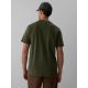 2. T-shirt regular z nadrukiem męski 4F 4FKAW26TTSHM4477-043S