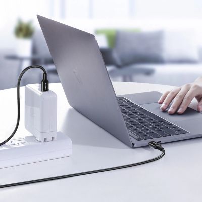6. Ugreen kabel przewód USB Typ C (męski) na Typ C (męski) 1 m biały (US300)