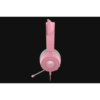 5. Zestaw słuchawkowy Razer Gaming Kraken Kitty V3 X Przewodowe Nauszne Mikrofon Kwarc