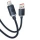 12. Baseus Crystal Shine Series kabel przewód USB do szybkiego ładowania i transferu danych USB Typ A - USB Typ C 100W 2m niebieski (CAJY000503)