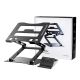 5. Podstawka pod laptopa, tablet Wozinsky WRS-CPY75DSB aluminiowa + Gratis! podstawka do smartfona - czarna