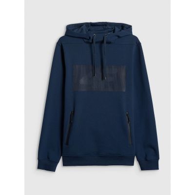 7. Bluza dresowa regular z kapturem męska 4F 4FRSS26TSWSM2975-20S