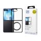 Etui 3mk Satin Armor Case+ Flip na Samsung Galaxy Z Flip 8 - przezroczyste