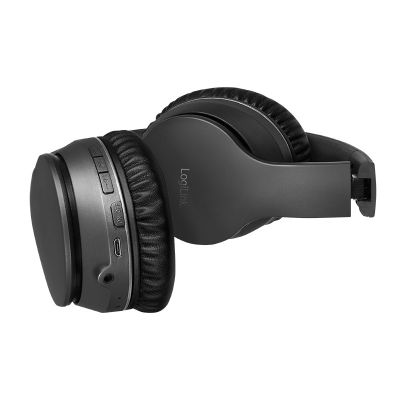 5. LogiLink BT0053 słuchawki/zestaw słuchawkowy Bezprzewodowy Opaska na głowę Muzyka Bluetooth Czarny